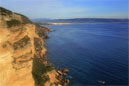 View of the cliffs