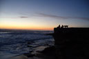 Vista de un atardecer en el Palmar
