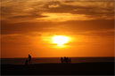 View of a sunset in El Palmar